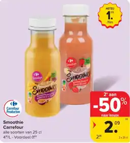 Carrefour Market Smoothie Carrefour aanbieding