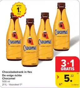 Carrefour Market Chocoladedrank in fles aanbieding