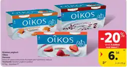Carrefour Market Griekse yoghurt Oikos aanbieding