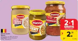 Carrefour Market Warme sauzen Manna aanbieding