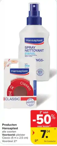 Carrefour Market Producten Hansaplast alle soorten aanbieding
