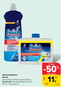 Carrefour Market Afwasmiddelen Finish aanbieding