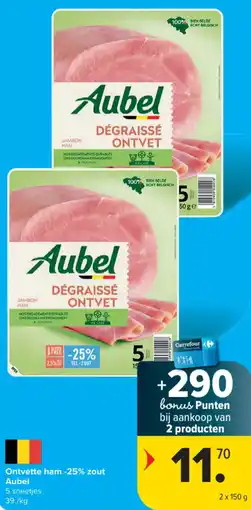 Carrefour Market Ontvette ham aanbieding