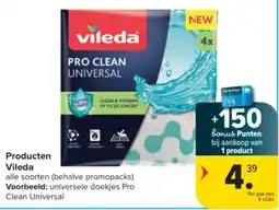 Carrefour Market Vileda universele doekjes Pro Clean Universal aanbieding