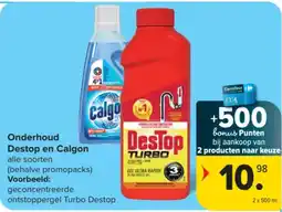 Carrefour Market Onderhoud Destop en Calgon aanbieding