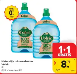 Carrefour Market Natuurlijk mineraalwater Volvic aanbieding