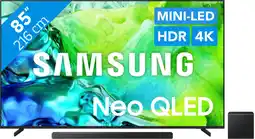Coolblue Samsung Neo QLED 85 QN80H (2026) + Samsung HW-QS700F (2025) aanbieding