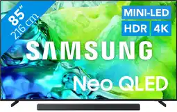 Coolblue Samsung Neo QLED 85 QN80H (2026) + Samsung HW-QS90H (2026) aanbieding