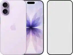 Coolblue Apple iPhone 17 512GB Paars + BlueBuilt Protective Back Cover Transparant aanbieding