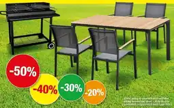 Hubo Gazon tafel en stoelen aanbieding