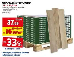 Hubo Vinylplanken intravinyl aanbieding