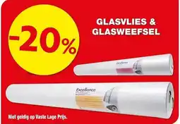 Hubo Glasvlies & glasweefsel aanbieding