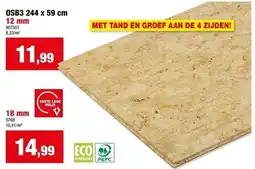Hubo OSB3 aanbieding