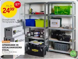 Brico opbergrek in gegalvaniseerd staal aanbieding
