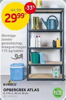Brico Opbergrek atlas aanbieding