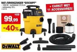 Hubo nat-droogzuiger dvx20pf aanbieding