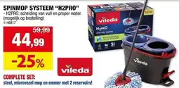 Hubo Spinmop systeem h2pro aanbieding