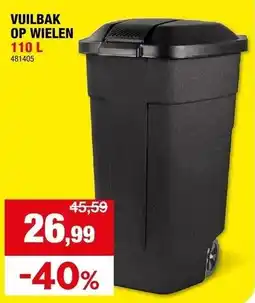 Hubo Vuilbak op wielen aanbieding
