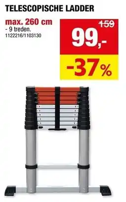Hubo Telescopische ladder aanbieding