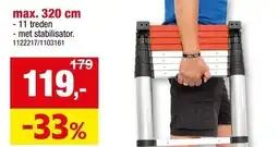 Hubo Telescopische ladder aanbieding