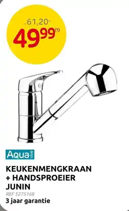 Brico keukenmengkraan + handsproeier junin aanbieding