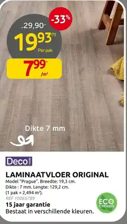 Brico Laminaatvloer original aanbieding