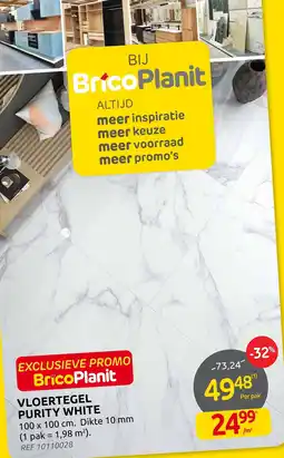 Brico Vloertegel purity white aanbieding