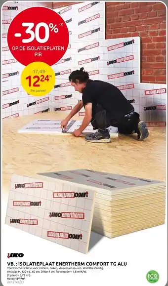 Isolatieplaat enertherm comfort tg alu