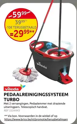 Brico Pedaalreinigingssysteem turbo aanbieding