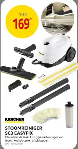 Brico Stoomreiniger sc3 easyfix aanbieding