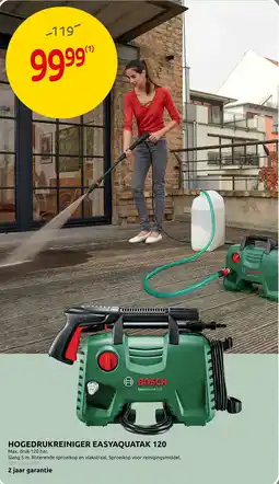 Brico Hogedrukreiniger easyaquatak 120 aanbieding