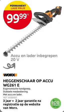 Brico Heggenschaar op accu aanbieding