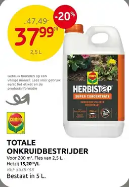 Brico Totale onkruidbestrijder aanbieding