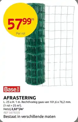 Brico Afrastering aanbieding