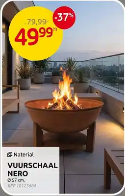 Brico Vuurschaal nero aanbieding