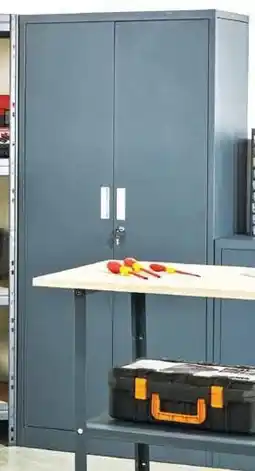 Brico Hoge stalen kast aanbieding
