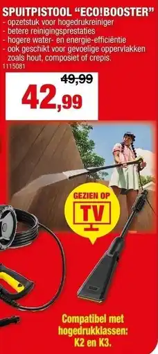 Hubo Spuitpistool Eco!booster aanbieding