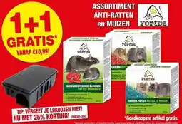 Hubo Assortiment Fortus anti-ratten en muizen aanbieding