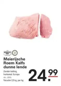 Sligro Meierijsche Roem Kalfs dunne lende aanbieding