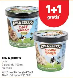 Spar Ben & Jerry's pots aanbieding