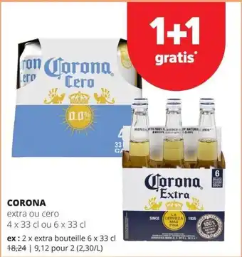 Corona extra ou cero