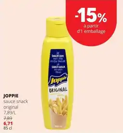 Spar Joppie sauce snack original aanbieding