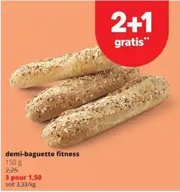 Spar demi-baguette fitness aanbieding