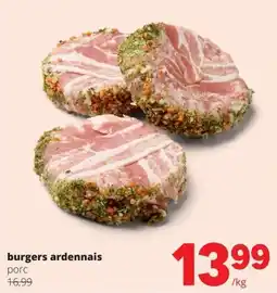Spar burgers ardennais aanbieding