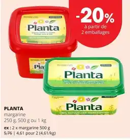 Spar Planta margarine aanbieding