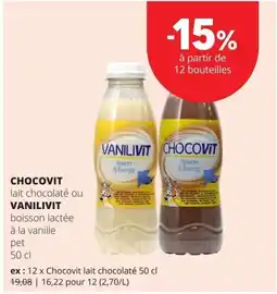Spar Chocovit ou Vanilivit aanbieding