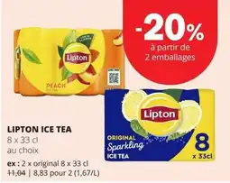 Spar Lipton ice tea aanbieding
