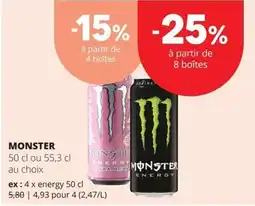Spar Monster aanbieding