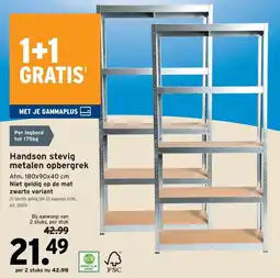GAMMA Handson stevig metalen opbergrek aanbieding