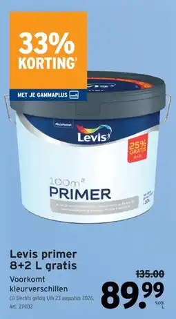 GAMMA Levis primer aanbieding